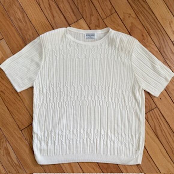 Vintage Alfred Dunner Cream Sweater XL - Picture 1 of 6